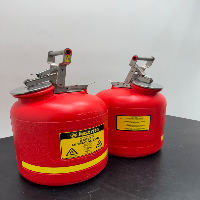Justrite 5 Gallon Safety Disposal Cans - Quantity 2 image 0